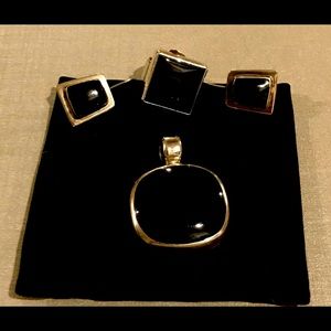 Beautiful Artisan black Onyx Set